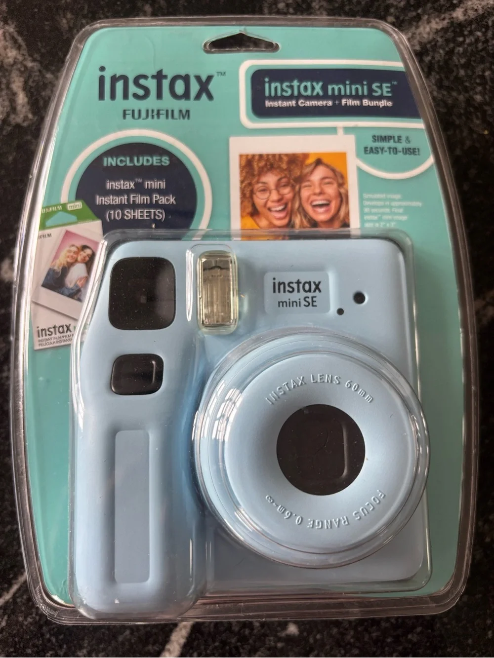 Fujifilm instax mini SE Instant Camera - Baby Blue